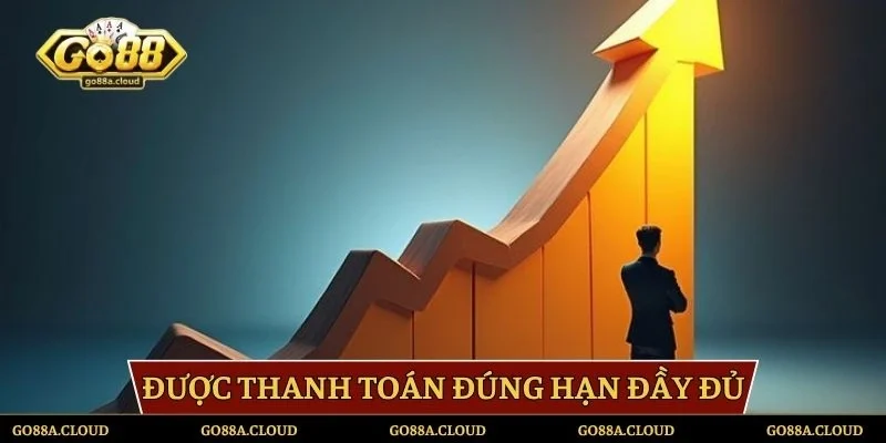 Được thanh toán đúng hạn đầy đủ
