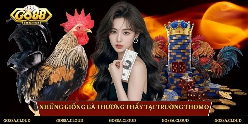 Những giống gà thường thấy tại trường Thomo 