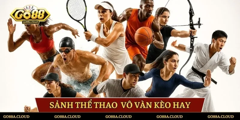 Sảnh thể thao đặc sắc vô vàn kèo hay