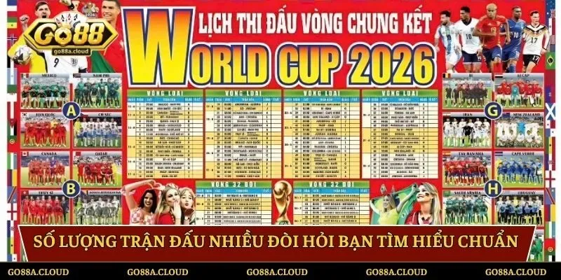 Số lượng trận đấu nhiều đòi hỏi bạn tìm hiểu chuẩn