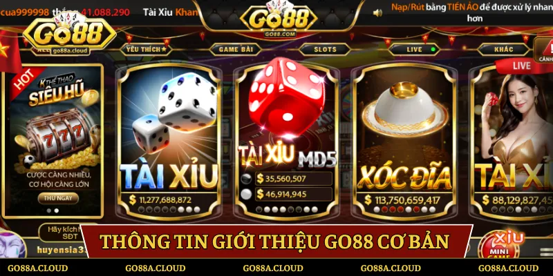 Thông tin giới thiệu Go88 cơ bản