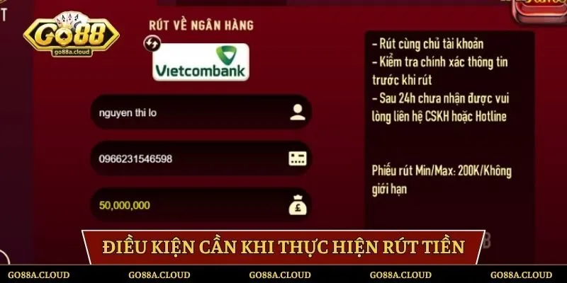 Tìm hiểu điều kiện thỏa mãn thực hiện lệnh rút quỹ